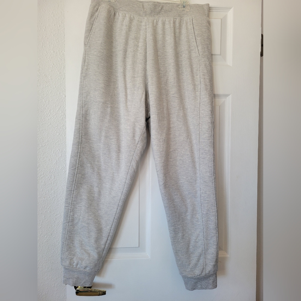 Eddie BAUER Gray Jogger Fleece Lined Sweatpants